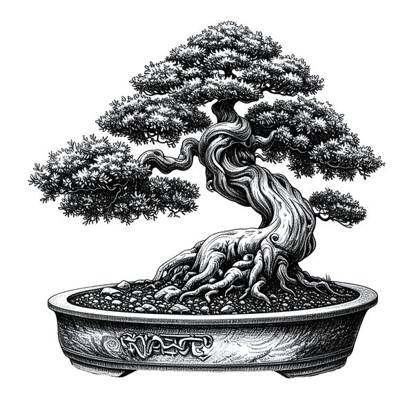 11 Bonsai Tree of Life Clipart PNG - Sketch Style (Digital Download - Commercial Use) — image 5
