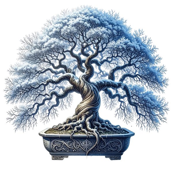12 Winter Bonsai Tree of Life Clipart PNG - Watercolor Style (Digital Download - Commercial Use) — image 10