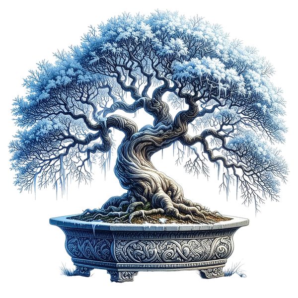 12 Winter Bonsai Tree of Life Clipart PNG - Watercolor Style (Digital Download - Commercial Use) — image 11