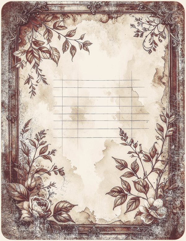 Robin Vintage Junk Journal: 60 Grungy Monochrome Papers, Ink Saver Antique Bird Scrapbook Printable — image 58