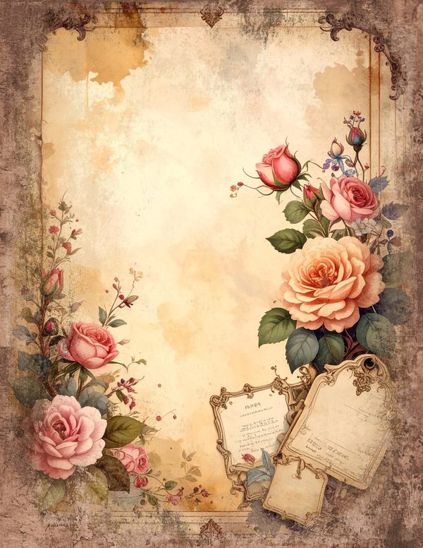 Magpie Bird Collection Junk Journal Pages: 60 Watercolor Digital Paper - Scrapbook Printables — image 33
