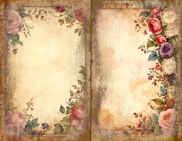 Magpie Bird Collection Journal Spreads: 30 Printable Open Book Pages - Watercolor Digital Paper — image 1