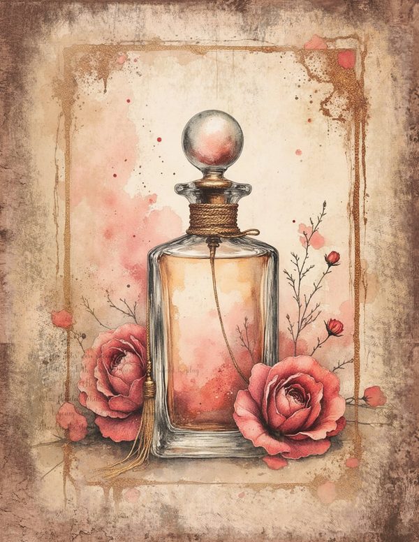 Victorian Ladies Junk Journal Pages: 50 Watercolor Digital Paper - Scrapbook Printables - Commercial Use — image 13