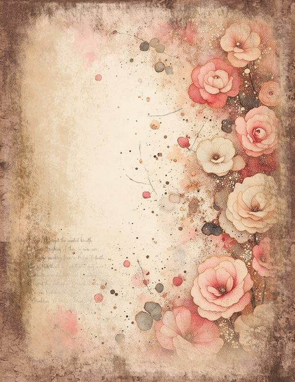 Victorian Ladies Junk Journal Pages: 50 Watercolor Digital Paper - Scrapbook Printables - Commercial Use — image 15