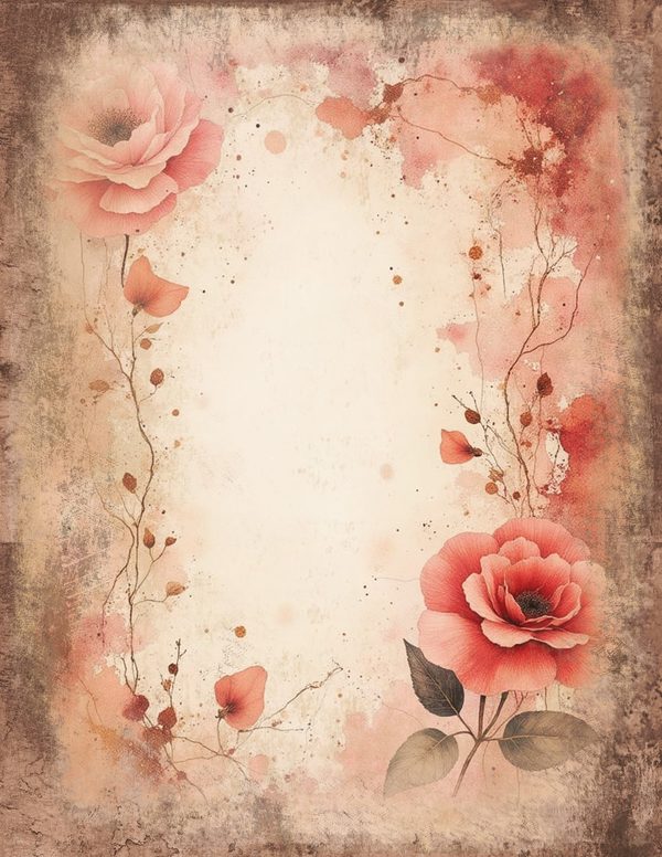 Victorian Ladies Junk Journal Pages: 50 Watercolor Digital Paper - Scrapbook Printables - Commercial Use — image 22