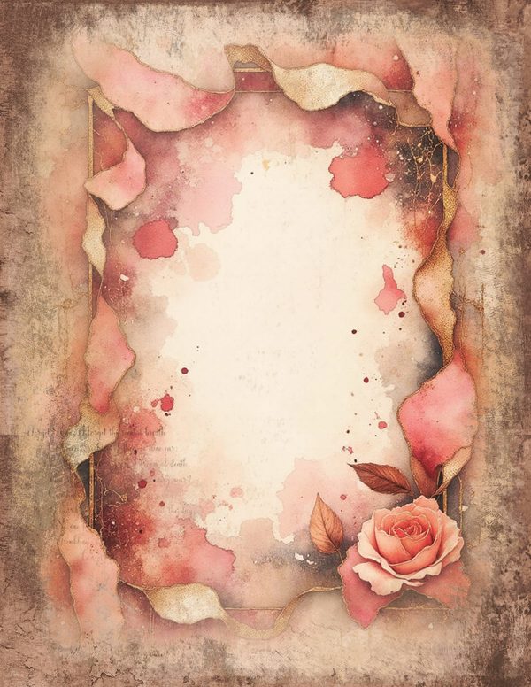 Victorian Ladies Junk Journal Pages: 50 Watercolor Digital Paper - Scrapbook Printables - Commercial Use — image 25