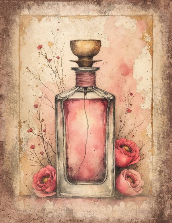 Victorian Ladies Junk Journal Pages: 50 Watercolor Digital Paper - Scrapbook Printables - Commercial Use — image 32