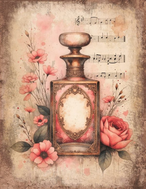 Victorian Ladies Junk Journal Pages: 50 Watercolor Digital Paper - Scrapbook Printables - Commercial Use — image 45