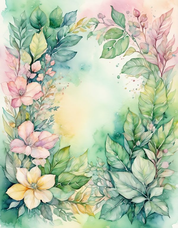 Primrose Buttercream Lemon Digital Paper: 14 Printable Pages - Watercolor Scrapbook Paper - Commercial Use — image 9