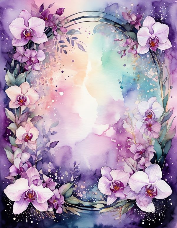 Orchid White Plum Digital Paper: 14 Printable Pages - Watercolor Scrapbook Paper - Commercial Use — image 13