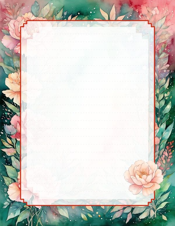 Junk Journal Kit: 100 Printable Pages - Watercolor Carnations - Collage Paper, Commercial Use — image 70