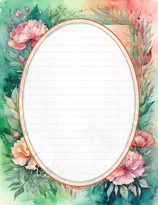 Junk Journal Kit: 100 Printable Pages - Watercolor Carnations - Collage Paper, Commercial Use — image 73