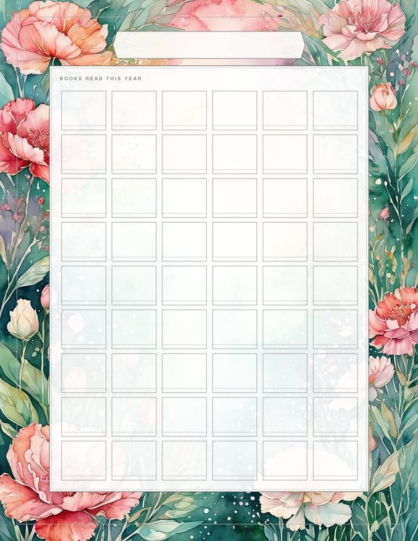 Junk Journal Kit: 100 Printable Pages - Watercolor Carnations - Collage Paper, Commercial Use — image 80