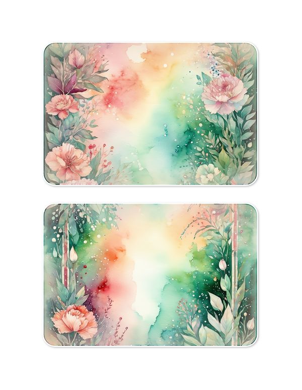 Junk Journal Ephemera Kit: 85 Printable Fussy Cut Sheets - Watercolor Carnations - Commercial Use — image 21