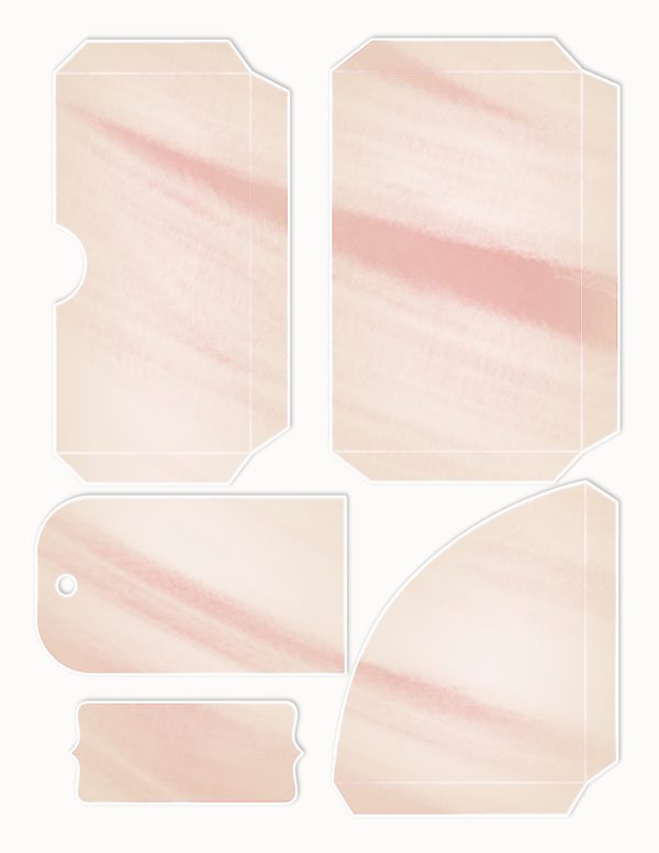 Junk Journal Ephemera Kit: 85 Printable Fussy Cut Sheets - Watercolor Carnations - Commercial Use — image 78
