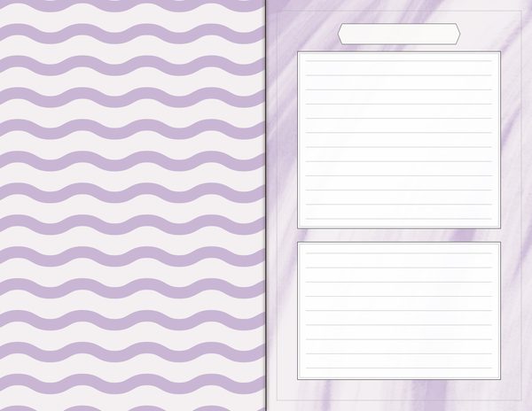 Journal Spreads: 60 Open Book Planner Pages - Watercolor Iris - Commercial Use — image 39