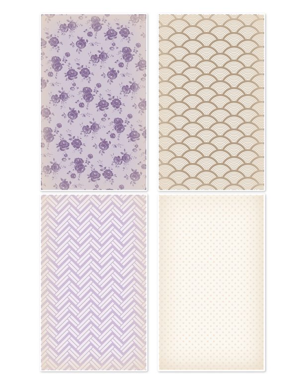 Ephemera Kit: 82 Printable Cards, Tags and Word Strips - Watercolor Iris - Commercial Use — image 34