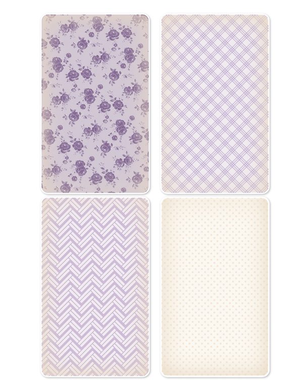 Ephemera Kit: 82 Printable Cards, Tags and Word Strips - Watercolor Iris - Commercial Use — image 35