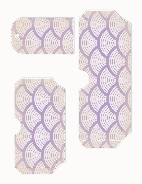 Ephemera Kit: 82 Printable Cards, Tags and Word Strips - Watercolor Iris - Commercial Use — image 74