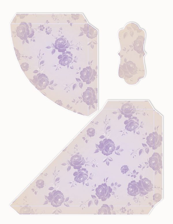 Ephemera Kit: 82 Printable Cards, Tags and Word Strips - Watercolor Iris - Commercial Use — image 77