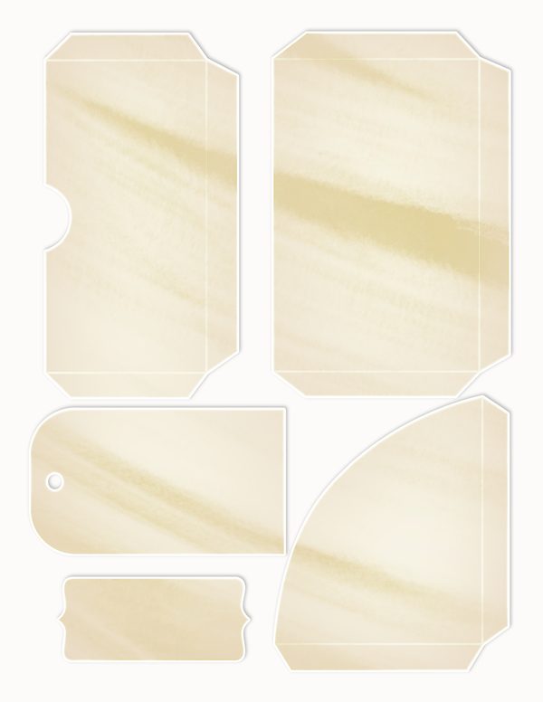 Ephemera Kit: 90 Printable Cards, Tags and Word Strips - Watercolor Sunflowers - Commercial Use — image 83