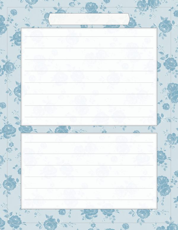 Art Journal and Planner Kit: 102 Printable Pages - Watercolor Delphiniums - Commercial Use — image 74