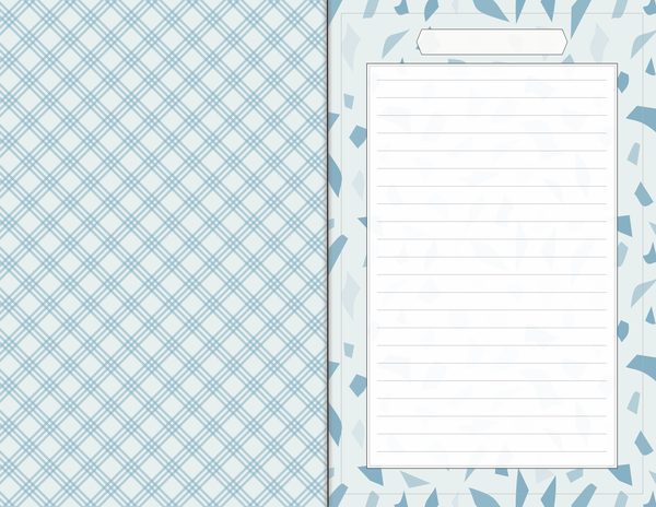 Journal Spreads: 60 Open Book Planner Pages - Watercolor Delphiniums - Commercial Use — image 6