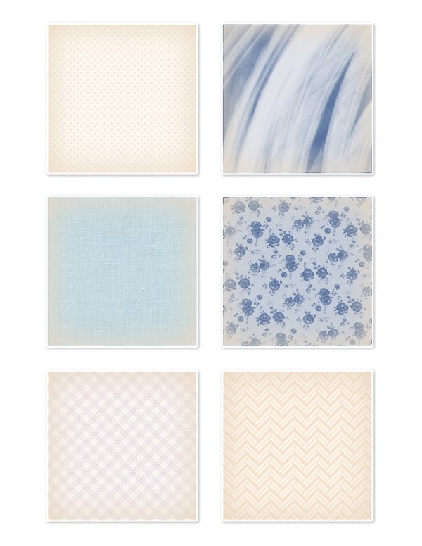 Ephemera Kit: 96 Printable Cards, Tags and Word Strips - Watercolor Delphiniums - Commercial Use — image 28