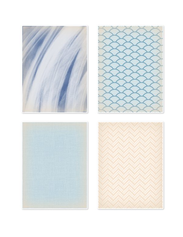 Ephemera Kit: 96 Printable Cards, Tags and Word Strips - Watercolor Delphiniums - Commercial Use — image 31