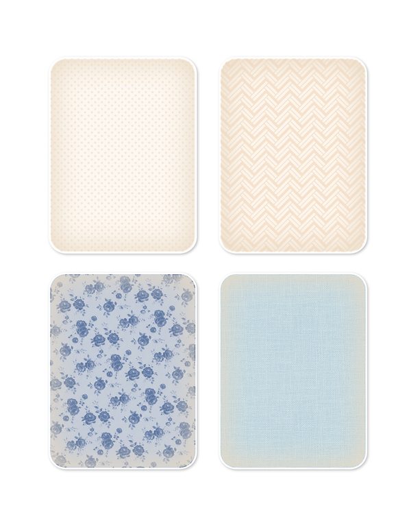 Ephemera Kit: 96 Printable Cards, Tags and Word Strips - Watercolor Delphiniums - Commercial Use — image 33