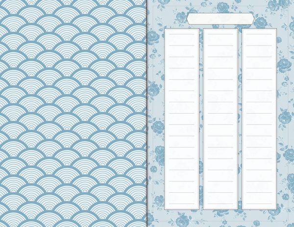 Journal Spreads: 60 Open Book Planner Pages - Watercolor Peonies - Commercial Use — image 31