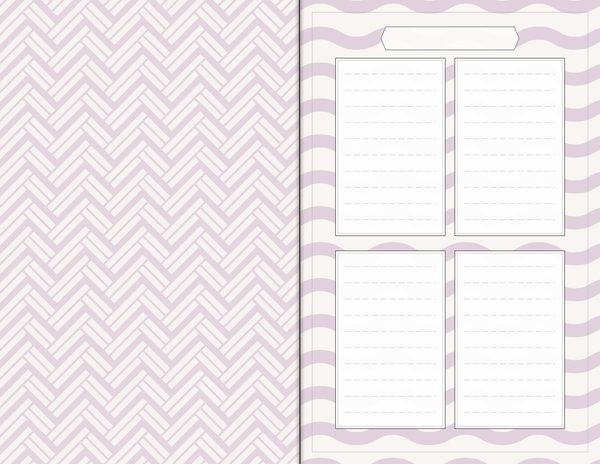 Journal Spreads: 60 Open Book Planner Pages - Watercolor Peonies - Commercial Use — image 35