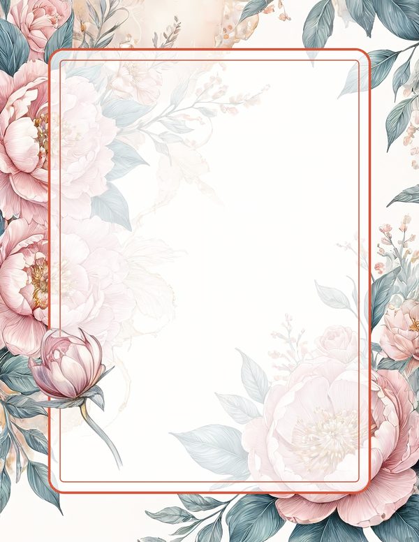 Art Journal and Planner Kit: 103 Printable Pages - Watercolor Peonies - Commercial Use — image 64