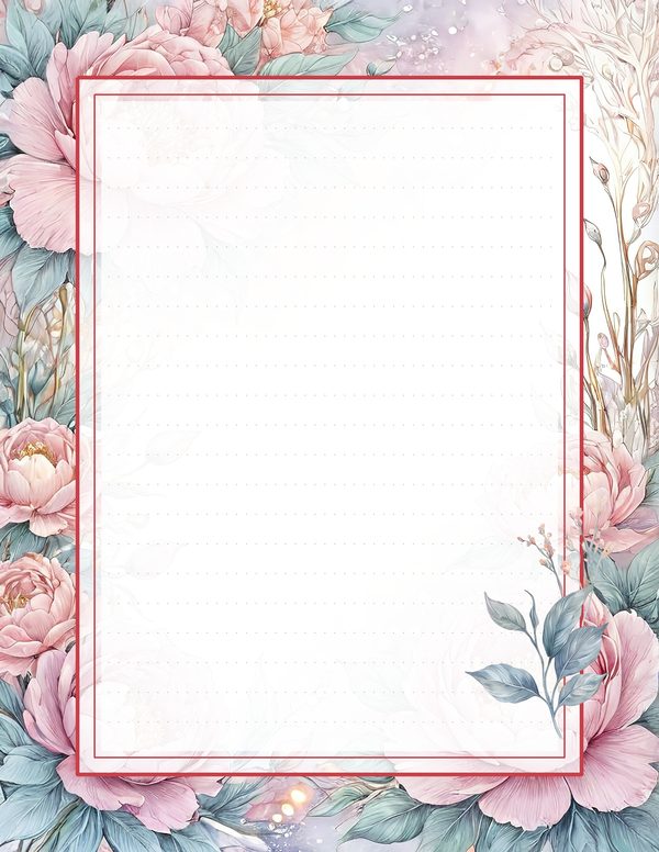 Art Journal and Planner Kit: 103 Printable Pages - Watercolor Peonies - Commercial Use — image 73