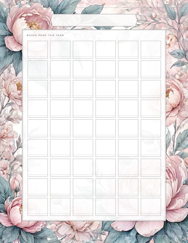 Art Journal and Planner Kit: 103 Printable Pages - Watercolor Peonies - Commercial Use — image 77