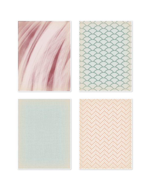 Ephemera Kit: 93 Printable Cards, Tags and Word Strips - Crimson Peonies - Commercial Use — image 31