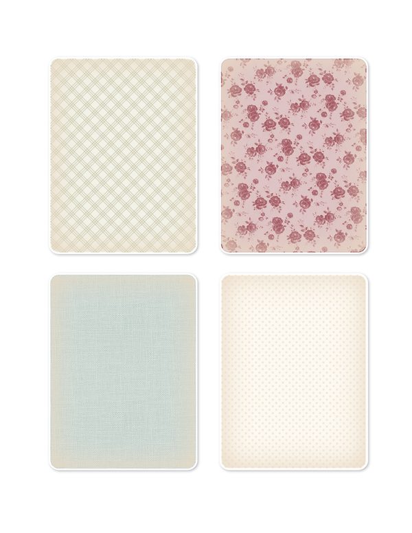 Ephemera Kit: 93 Printable Cards, Tags and Word Strips - Crimson Peonies - Commercial Use — image 32