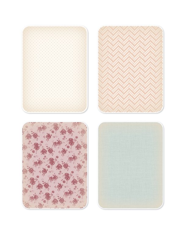 Ephemera Kit: 93 Printable Cards, Tags and Word Strips - Crimson Peonies - Commercial Use — image 33