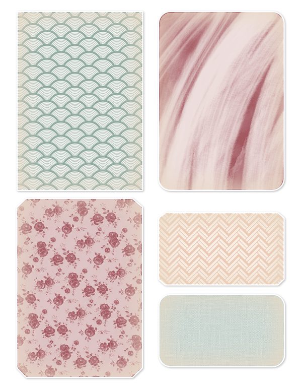 Ephemera Kit: 93 Printable Cards, Tags and Word Strips - Crimson Peonies - Commercial Use — image 46