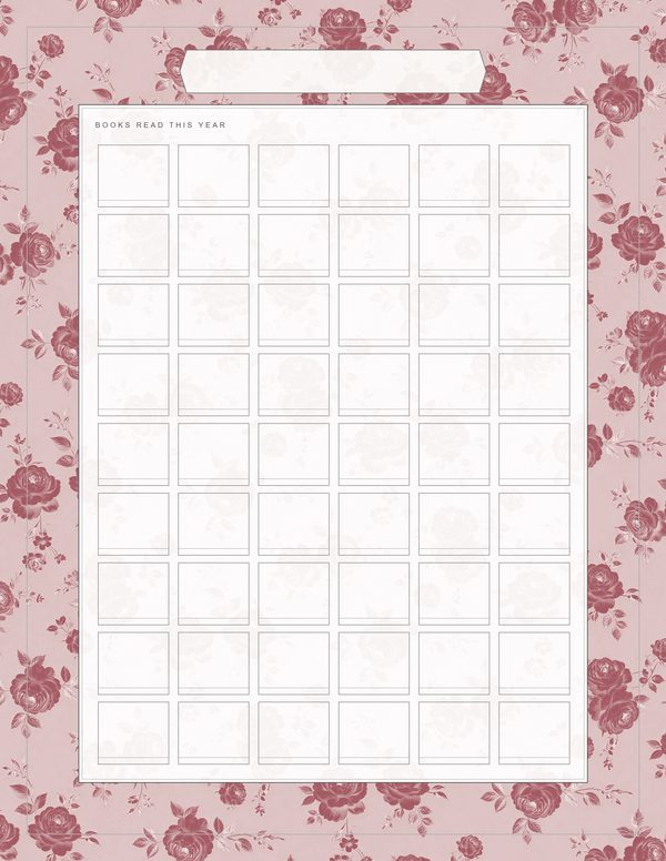 Art Journal and Planner Kit: 101 Printable Pages - Crimson Peonies - Commercial Use — image 27