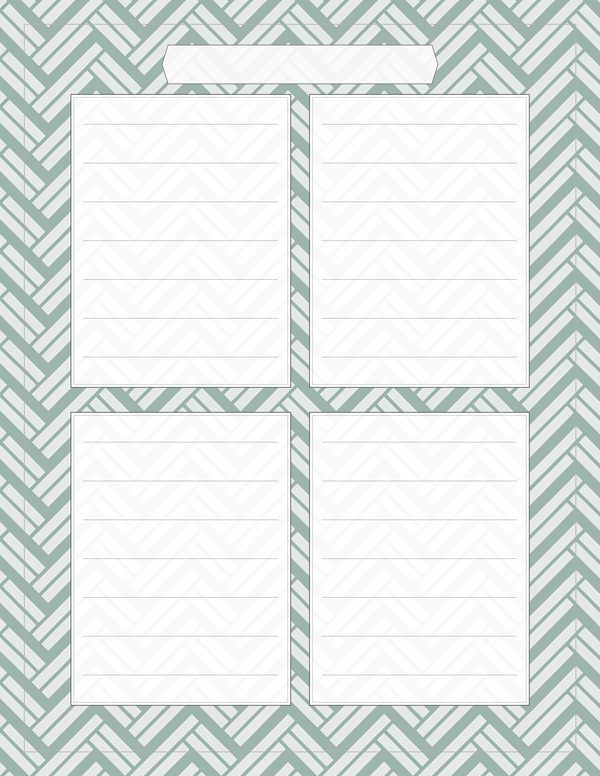 Art Journal and Planner Kit: 101 Printable Pages - Crimson Peonies - Commercial Use — image 52