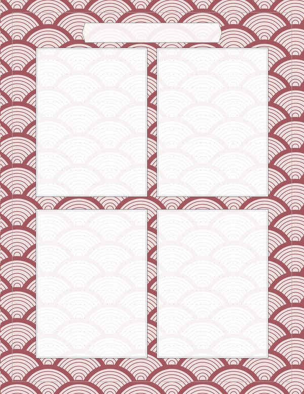Art Journal and Planner Kit: 101 Printable Pages - Crimson Peonies - Commercial Use — image 70