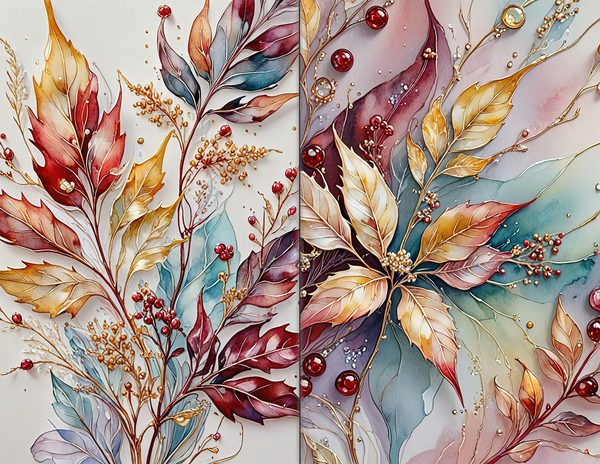 Journal Spreads: 60 Open Book Planner Pages - Golden Autumn - Commercial Use — image 10