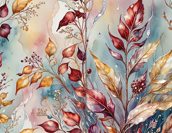 Journal Spreads: 60 Open Book Planner Pages - Golden Autumn - Commercial Use — image 15