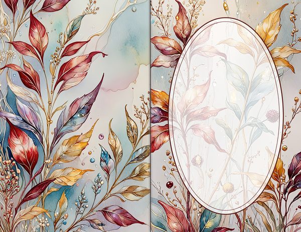 Journal Spreads: 60 Open Book Planner Pages - Golden Autumn - Commercial Use — image 28