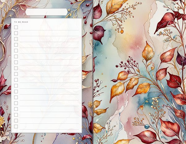 Journal Spreads: 60 Open Book Planner Pages - Golden Autumn - Commercial Use — image 29