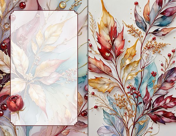 Journal Spreads: 60 Open Book Planner Pages - Golden Autumn - Commercial Use — image 32