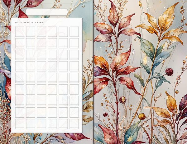 Journal Spreads: 60 Open Book Planner Pages - Golden Autumn - Commercial Use — image 44