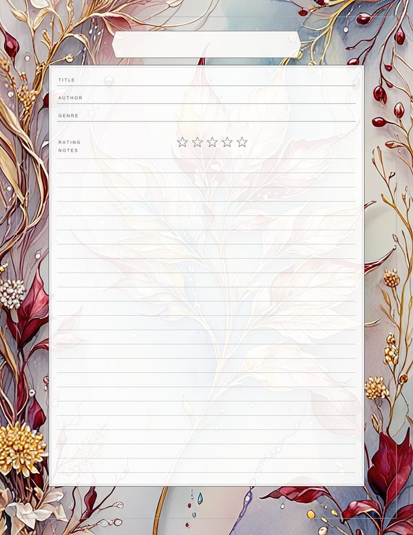 Art Journal and Planner Kit: 102 Printable Pages - Golden Autumn - Commercial Use — image 64