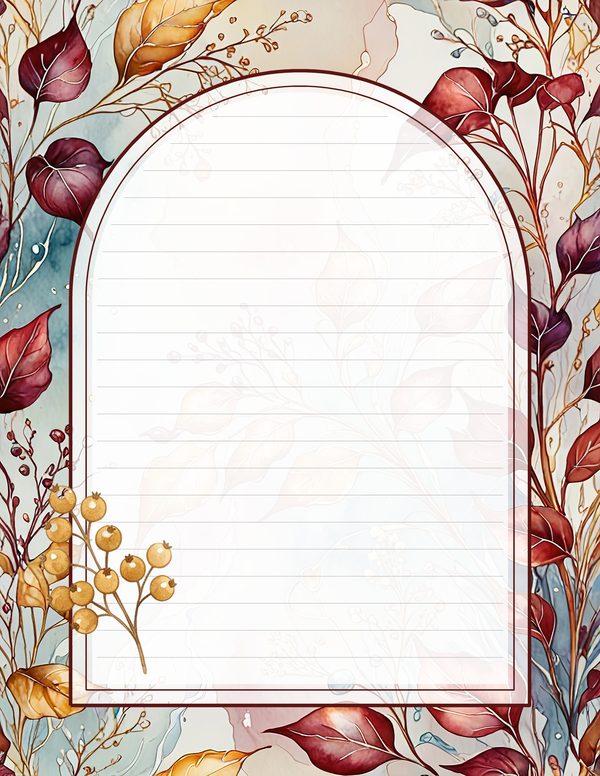 Art Journal and Planner Kit: 102 Printable Pages - Golden Autumn - Commercial Use — image 69